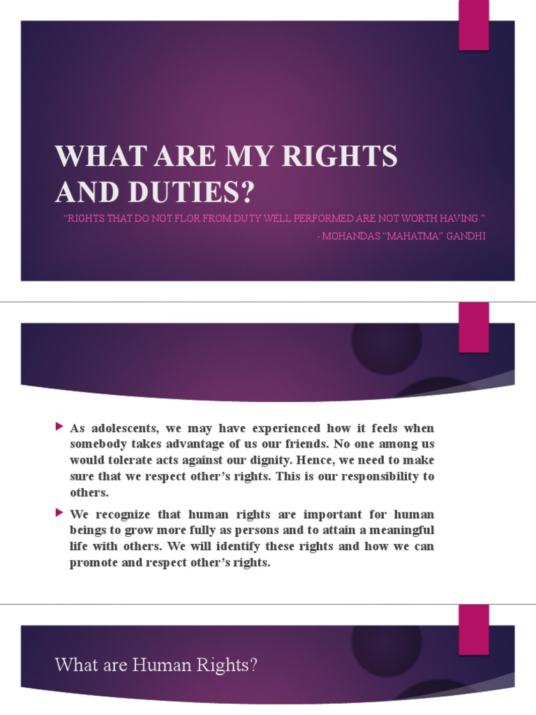 Understanding Human Rights and Duties | PDF | Human Rights | Dignity