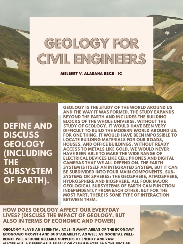 GEOLOGY FOR CIVIL ENGINEERS BOOK visual data 2