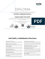 Diploma: Soft Skills y Habilidades Directivas Eulogio Gregorio Calle Castillo