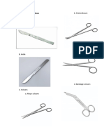 Instrumentation: 1. Cutting and Dissecting