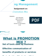 Marketing Management: Promotion Mix