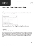 Windlass Mechanism and Components Guide | PDF | Gear | Anchor