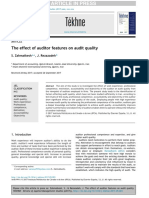 2017 - The Effect of Auditor Features On Audit Quality
