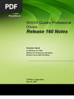 160.02 ForceWare Quadro Release Notes