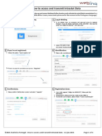 Webinq - How To Access and Transmit Intrastat Data: 1. Sign Up Webinq - Aderir Ao Webinq 2 Log in Webinq