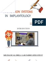 NAVIGATION  SYSTEMS IN IMPLANTOLOGY
