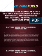 Relevant Details of Matthew Stone Project RF1, Renovare RF1, Matthew Stone