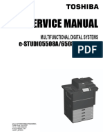 Service Manual: e-STUDIO5508A/6508A/7508A/ 8508A