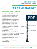 Caring For Your Clarinet: Instrument Care