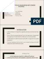 Wan Design For An Organization With Passive Interface