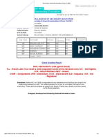 Secondary School Examination (Class X) 2021