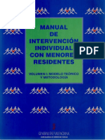 Manual de Intervención con Menores Residentes (volumen I)