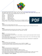 Cara Menyelesaikan Permainan Rubik: Step 1