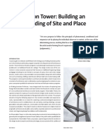 Observation Tower: Building An Understanding of Site and Place