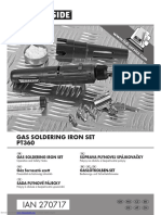 Gas Soldering Iron Set Operating Instructions