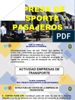 Empresa de Transporte de PASAJEROS