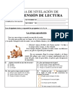 Prueba de Nivelación de Comprensión de Lectur2