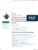 My CDS View Self Study Tutorial - Part 5 How To Create CDS View Which Supports Navigation in OData Service