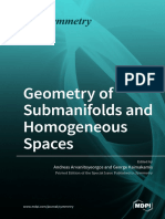 Geometry of Submanifolds and Homogeneous Spaces