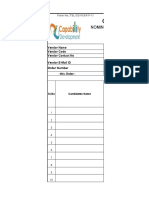 Nomination Form for Vendor Capability Development Assessment