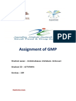 Assignment of GMP, Abdulrahman Adossari