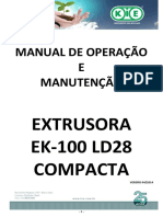 Manual Extrusora Ek-100-28d Compacta