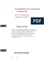 Support Vector Machines-A Conceptual Framework: Dr. P.K.Viswanathan Professor Analytics