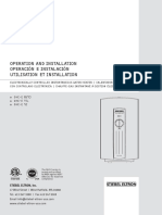 Operation and Installation Operación E Instalación Utilisation Et Installation