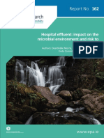 EPA 162 Hospital Effluent Impact On Microbial Environment and Risk To Human Health