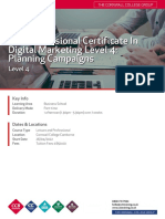 CIM Professional Certificate in Digital Marketing Level 4 - Planning Campaigns