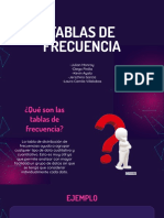 Tablas de Frecuencia