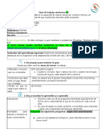 GTA #1. Biología 10°, Del 15 Feb-05 Mar