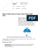 What Is Client? How To Create A New Client in SAP Scc4