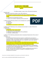 Auditing Theory: Professional and Legal Responsibility Quiz 2