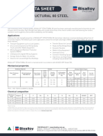 Product Data Sheet: Bisalloy Structural 80 Steel