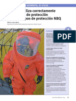 Como Se Utiliza Correctamente El Uniforme de Proteccion en Los Equipos de Proteccion NBQ