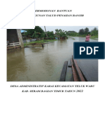 Permohonan Bantuan Talud Penahan Banjir Ke Provinsi