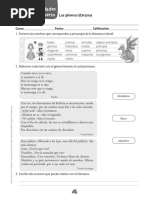 Actividad Géneros Literarios