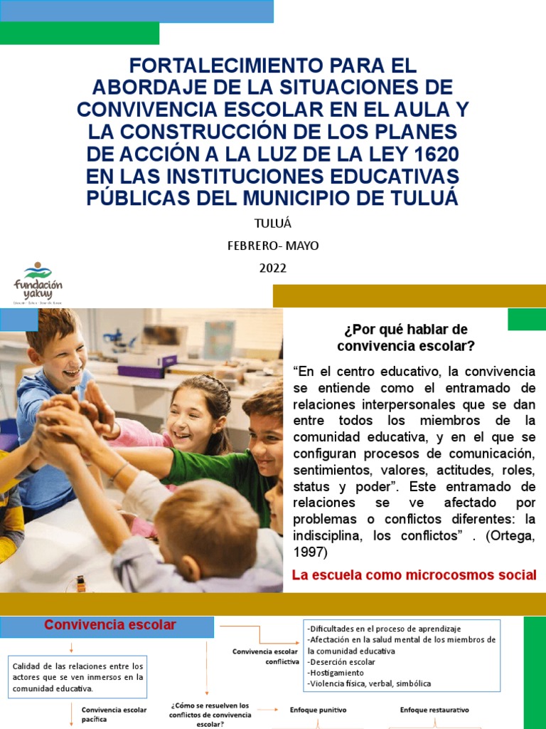 Convivencia Escolar y Ley 1620 en Tuluá | PDF