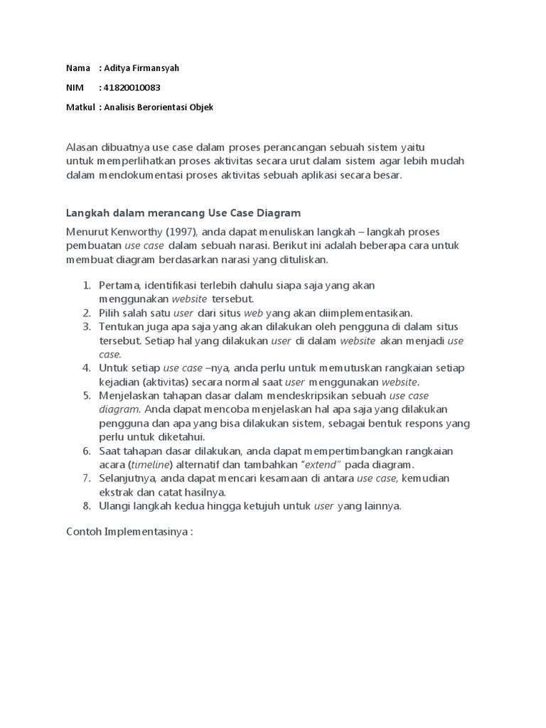 Exam 03 - Use Case Diagram SIA | PDF