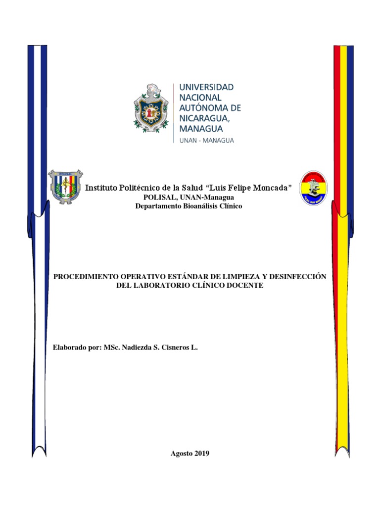 POE de Limpieza Del Laboratorio | PDF | Cloro | Etanol