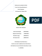 Makalah Aljabar Linear Kelompok 6