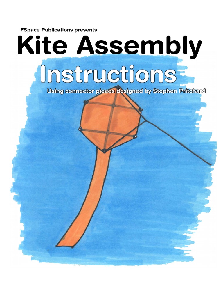 Kite Assembly Instructions PDF Publishing Kite