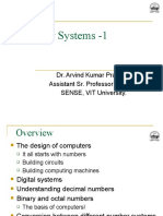 Number Systems - 1: Dr. Arvind Kumar Prajapati Assistant Sr. Professor Grade-1 SENSE, VIT University
