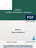 Tema 1.3 ¿Cómo Aprendemos?