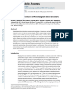 HHS Public Access: Public Health Surveillance of Nonmalignant Blood Disorders