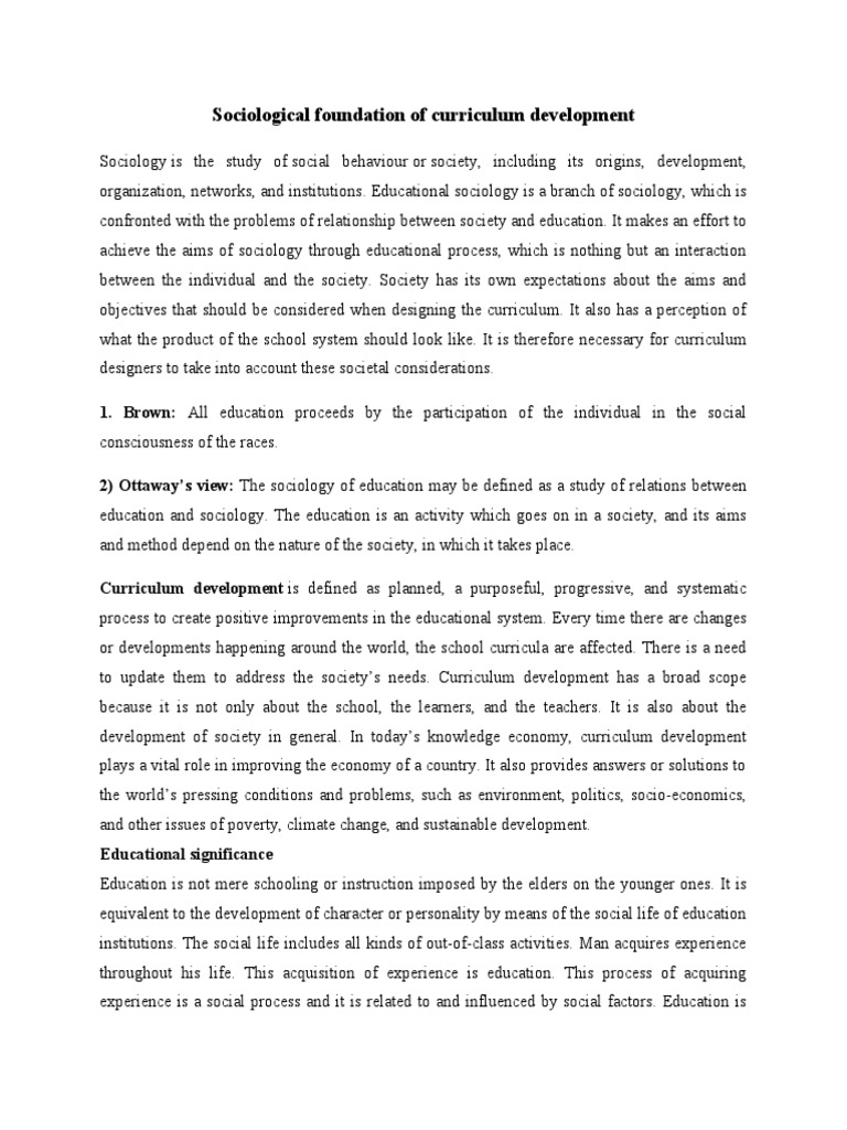 Sociology intelligence overview