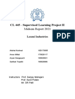 CL 445 - Supervised Learning Project II: Midsem Report 2021