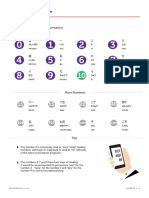 Numbers 0-10: Can Give Your Contact Information