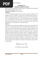 Exp 10 Transient Stability Analysis